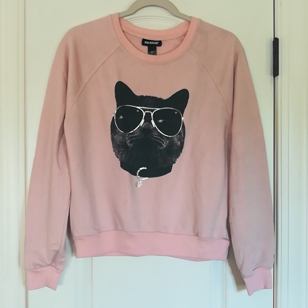 Joe Boxer Cool Cat Casual Sweater